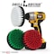 Drill Brush Power Scrubber By Useful Products 7 in W 5 in L Brush, Variety 5in-S-GRW-QC-DB - alternate 2